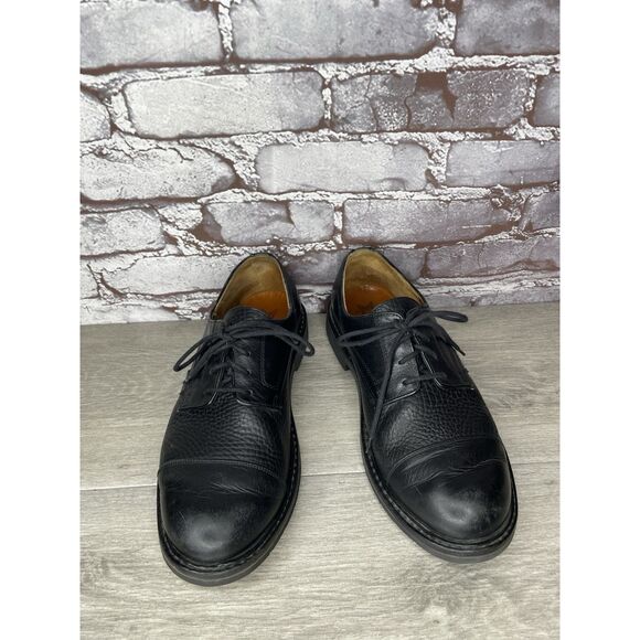 Mephisto Goodyear Welt Black Leather Oxfords Cap Toe Shoes Men’s Sz 8M US/41EU main image 4